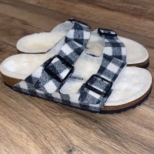 Birkenstock shearling sandals